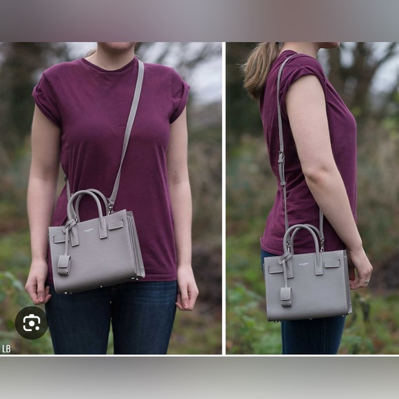 Saint Laurent YSL OSTRICH Sac de jour - Picture 15 of 16